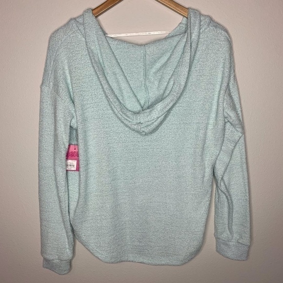 SO Juniors Cozy Lightweight Green Hooded Sweater (S) - Picture 4 of 7